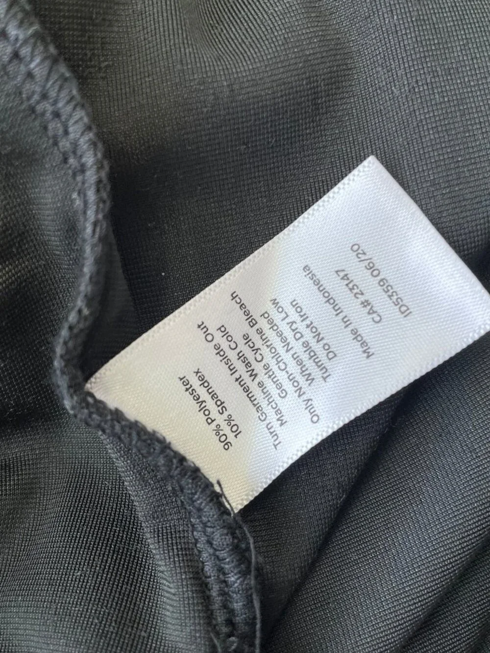 Dark Romantic Black Velvet Faux‑Wrap Long Sleeve Top XL by Talbots - Picture 5 of 6